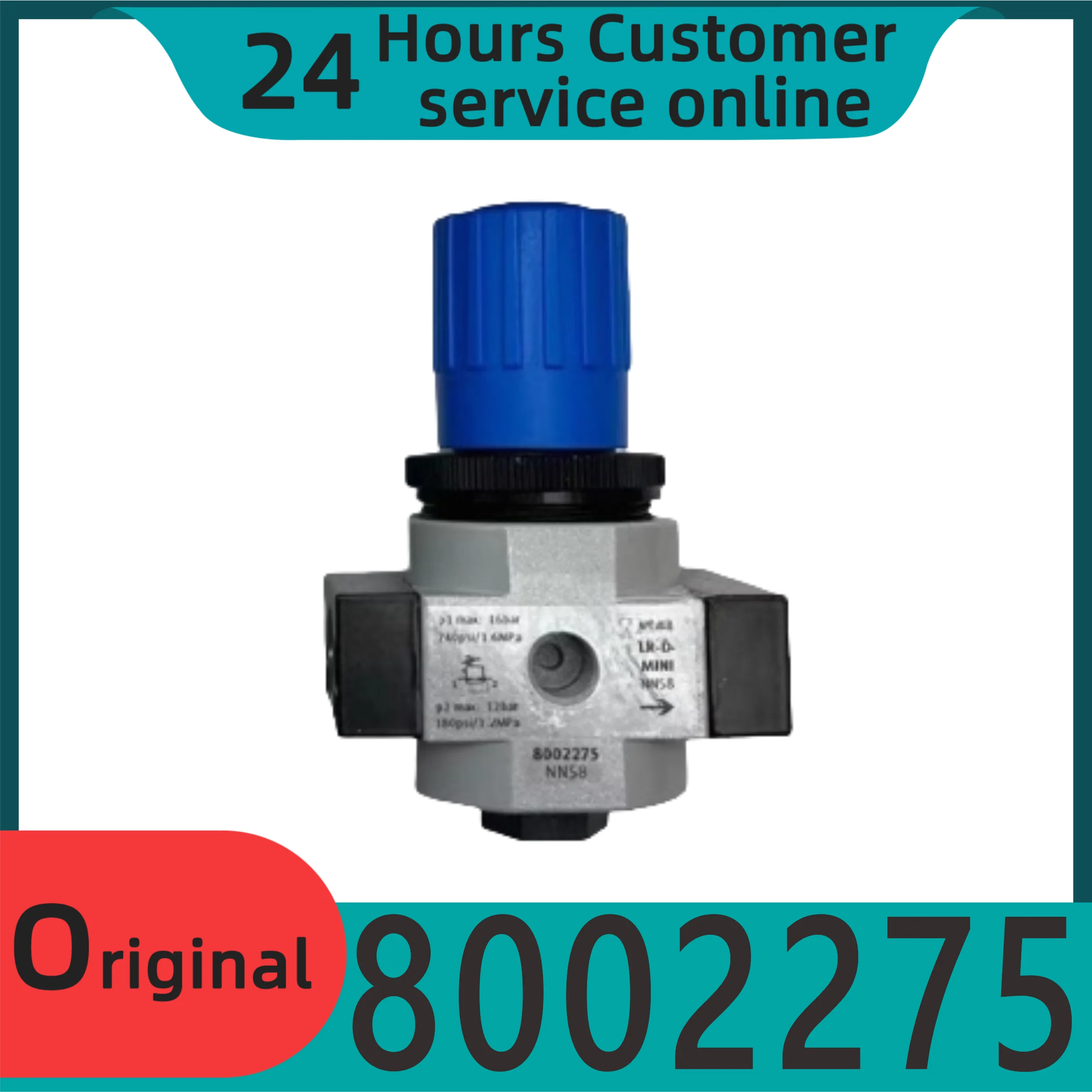 Совершенно новый оригинальный редукционный клапан LR-1/3/8/4-D-MINI-MPA 8002274 8002275 8002286
Совершенно новый оригинальный редукционный клапан LR-1/3/8/4-D-MINI-MPA 8002274 8002275 8002286
