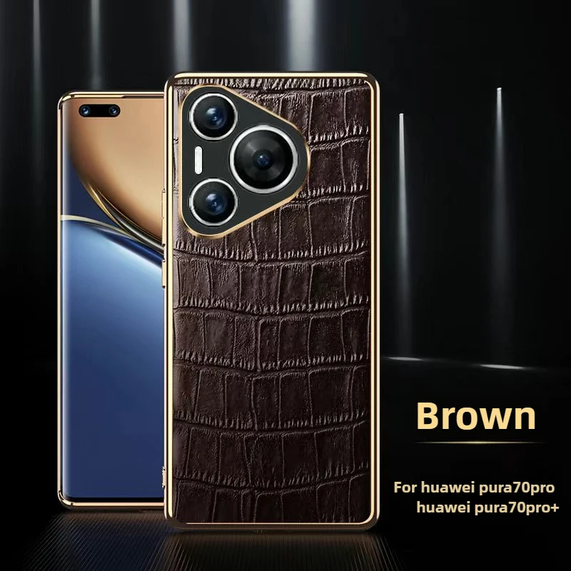 For Huawei Pura 70 Ultra Case Leather Alligator Pattern for Pura 70 Pro Pura 70 Metal Lens Precise hole protection Cowhide Case
For Huawei Pura 70 Ultra Case Leather Alligator Pattern for Pura 70 Pro Pura 70 Metal Lens Precise hole protection Cowhide Case