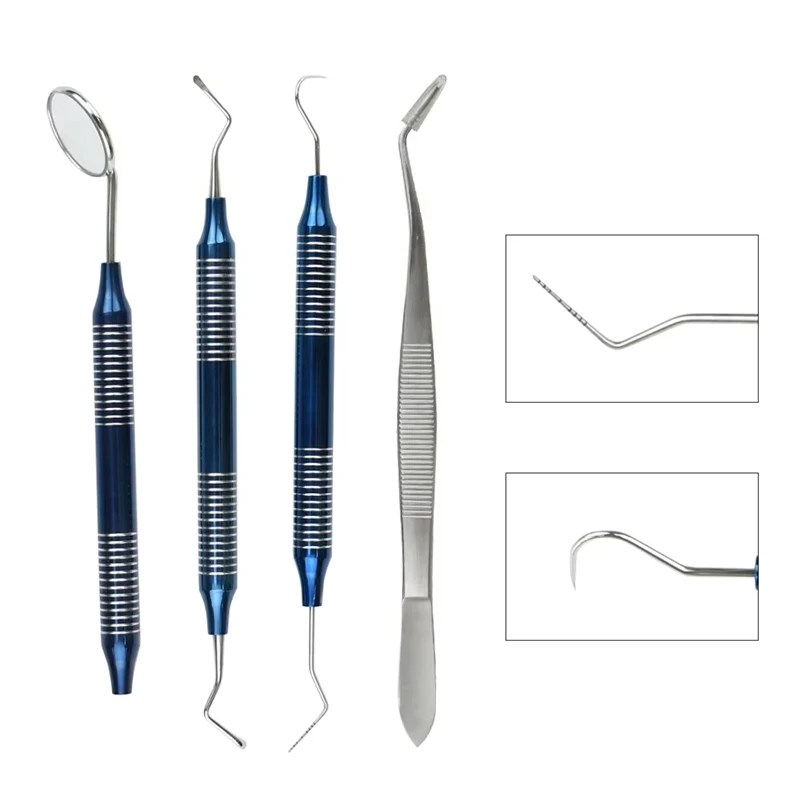 4 шт., набор скребков для зубного камня, профессиональное средство для удаления зубного камня, инструменты для стоматолога для ухода за полостью рта и чистки зубов
4 шт., набор скребков для зубного камня, профессиональное средство для удаления зубного камня, инструменты для стоматолога для ухода за полостью рта и чистки зубов