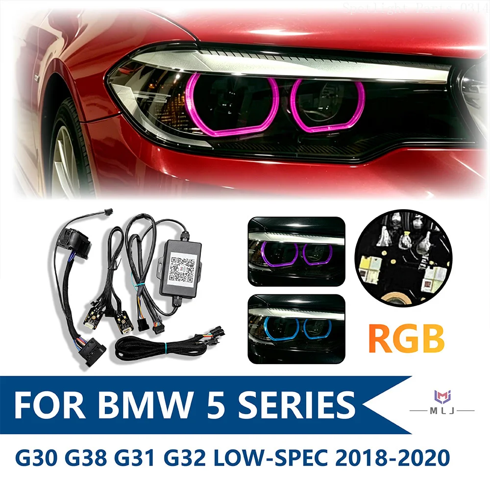 Angle Eye RGB For BMW 5 Series G30 G38 G31 G32 Low-Spec 2018-2020 Headlight DRL Plug and Play Internal WiringHarness 63117214934
Angle Eye RGB For BMW 5 Series G30 G38 G31 G32 Low-Spec 2018-2020 Headlight DRL Plug and Play Internal WiringHarness 63117214934