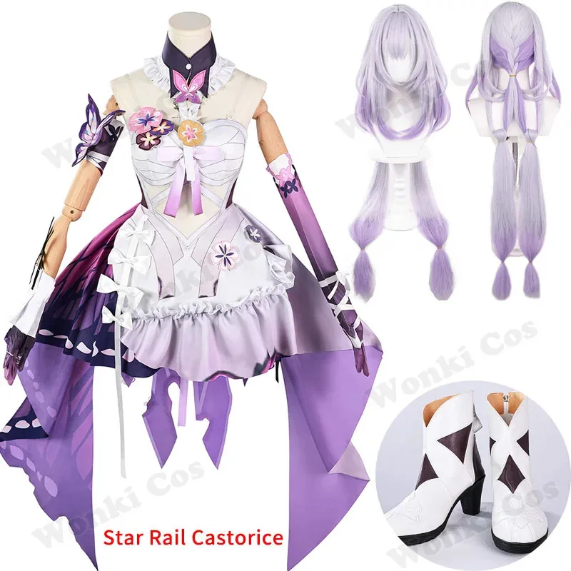 Star Rail Castorice Cosplay Costume Wig Hair for Game Castorice Cosplay Shoes Boots Women Carnival Outfits Role Play
Star Rail Castorice Cosplay Costume Wig Hair for Game Castorice Cosplay Shoes Boots Women Carnival Outfits Role Play