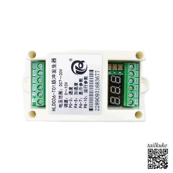 Аналоговый регулятор скорости напряжения 0-10 В HLDC05-T01 Шаговый двигатель Серводвигатель Импульсный контроллер 10VPLC
Аналоговый регулятор скорости напряжения 0-10 В HLDC05-T01 Шаговый двигатель Серводвигатель Импульсный контроллер 10VPLC