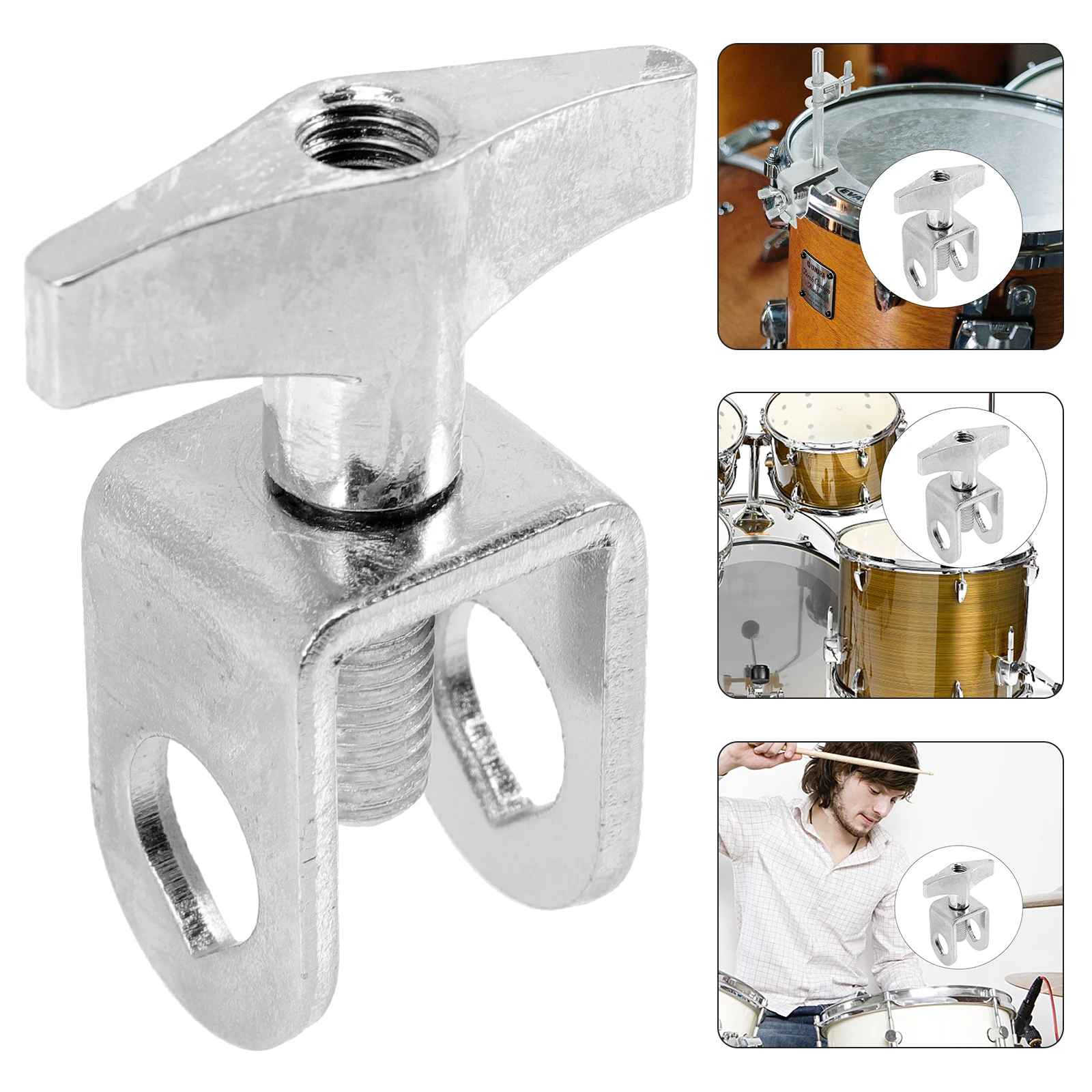 Cowbell Clip Fixing Lock Durable Metal Drum Accessories Mounting Clamp Bracket Cowbell Extension Holder Musical Instrument
Cowbell Clip Fixing Lock Durable Metal Drum Accessories Mounting Clamp Bracket Cowbell Extension Holder Musical Instrument