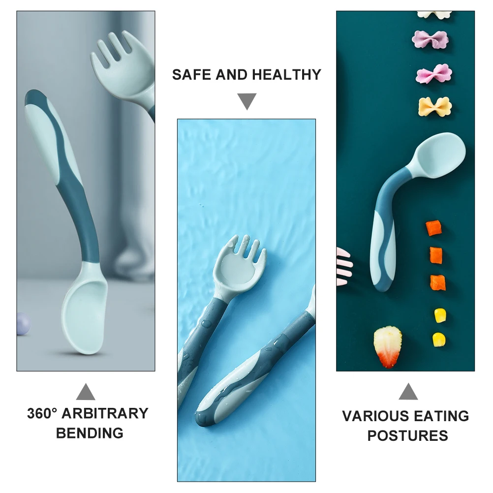 2 set Baby Silicone Spoons Forks Set Eco-Friendly Infant Feeding Utensils Lightweight Durable Toddler Training Tableware Baby
2 set Baby Silicone Spoons Forks Set Eco-Friendly Infant Feeding Utensils Lightweight Durable Toddler Training Tableware Baby