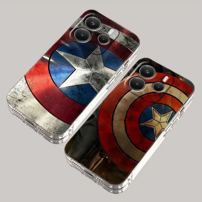 Marvel Captain America Shield Phone Case For Redmi Note 15 Pro 14 13 12 11 10 15 Pro + Plus 5G A7 10C 12C 13C 14C 15C Soft Cover
Marvel Captain America Shield Phone Case For Redmi Note 15 Pro 14 13 12 11 10 15 Pro + Plus 5G A7 10C 12C 13C 14C 15C Soft Cover