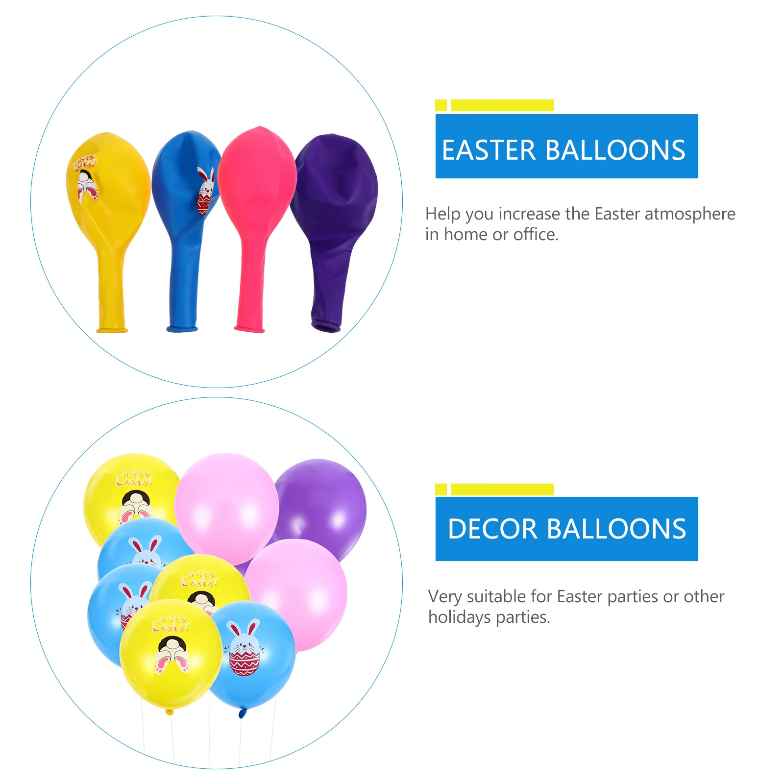 24Pcs Easter Balloon Set Bunny Printing Decorative Latex Balloons Party Decor Supplies Festival Balloons for Home Celebration
24Pcs Easter Balloon Set Bunny Printing Decorative Latex Balloons Party Decor Supplies Festival Balloons for Home Celebration