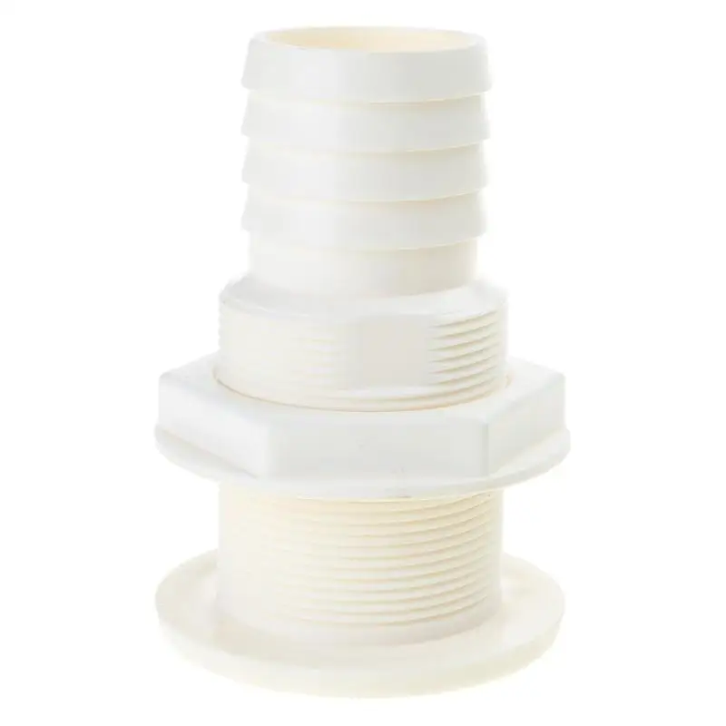 31BC White Straight Thru-Hull Connection for Hose Plastic Thru-Hull Bilge Hose Fitting for Boats 5/8"-2''
31BC White Straight Thru-Hull Connection for Hose Plastic Thru-Hull Bilge Hose Fitting for Boats 5/8"-2''