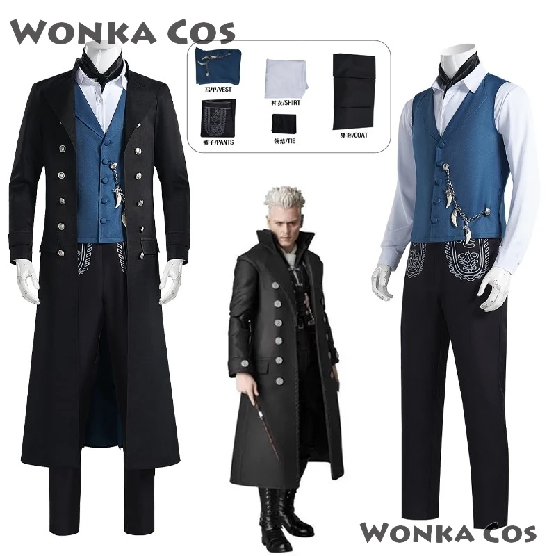 Gellert Grindelwald Cosplay Fantastic Beasts Gellert Grindelwald Cosplay Trench Coat Halloween Costume Full Set Adult Halloween
Gellert Grindelwald Cosplay Fantastic Beasts Gellert Grindelwald Cosplay Trench Coat Halloween Costume Full Set Adult Halloween
