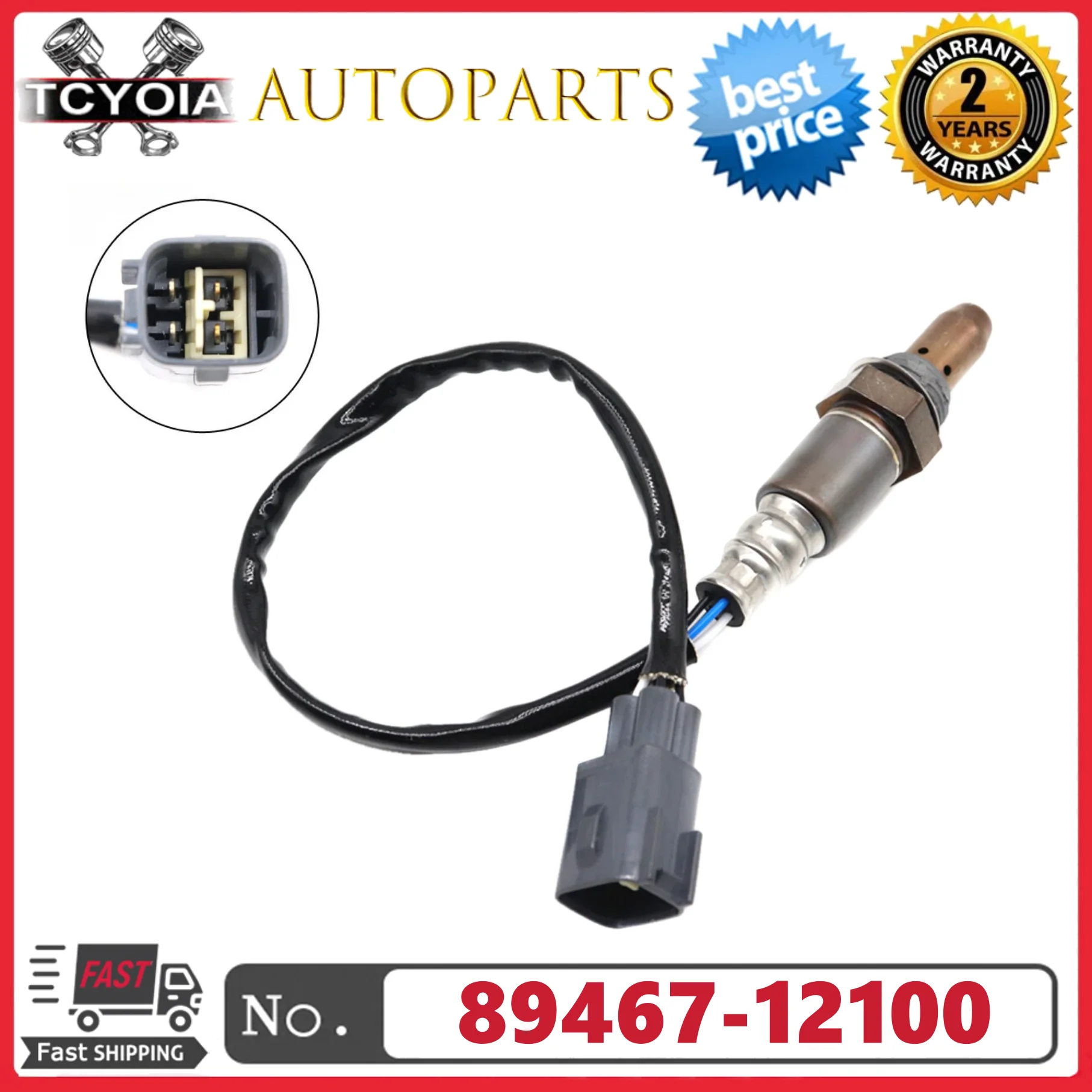 Upstream Oxygen Sensor 89467-12100 8946712100 For Toyota Yaris Corolla Matrix Lexus Ls460 Pontiac Vibe 2005-2014
Upstream Oxygen Sensor 89467-12100 8946712100 For Toyota Yaris Corolla Matrix Lexus Ls460 Pontiac Vibe 2005-2014