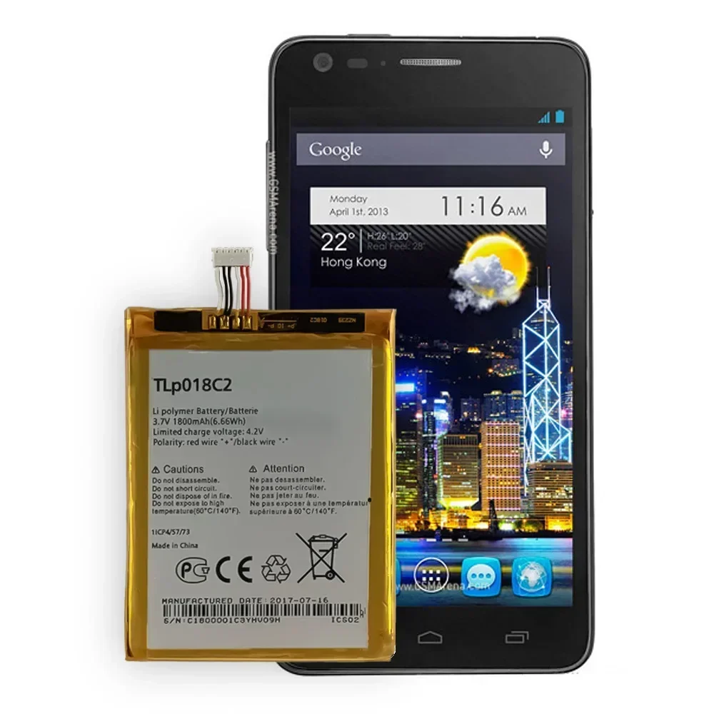 Replacement Battery For Alcatel / TCL S850 OT-6033 Idol Ultra TLP018C2 1800mAh Phone Batteries
Replacement Battery For Alcatel / TCL S850 OT-6033 Idol Ultra TLP018C2 1800mAh Phone Batteries