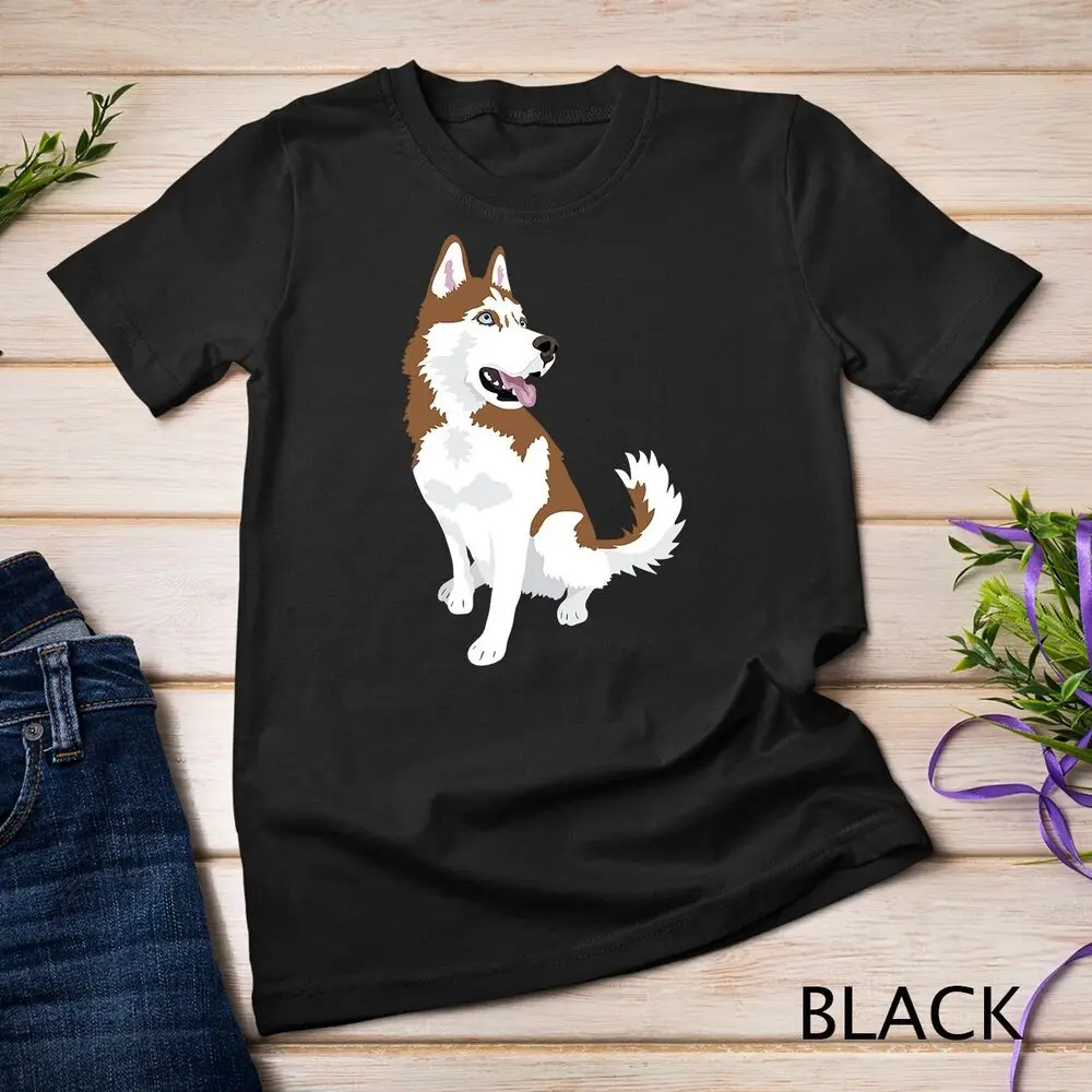 cute red and white Siberian Husky dog T-Shirt Unisex T-shirt High Quality 100%Cotton Short Sleeve
cute red and white Siberian Husky dog T-Shirt Unisex T-shirt High Quality 100%Cotton Short Sleeve
