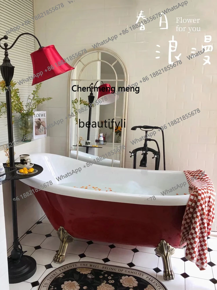 S7486 ss Light Luxury Imperial Concubine Bathtub Acrylic Double-Layer Thermal Insulation Thickened Color Household Bathtub Shoot
S7486 ss Light Luxury Imperial Concubine Bathtub Acrylic Double-Layer Thermal Insulation Thickened Color Household Bathtub Shoot