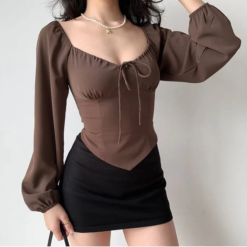 2026 Summer Fashion New Women's Elegant Design Tank Top V-neck Long Sleeve Irregular Retro Waist Style Top
2026 Summer Fashion New Women's Elegant Design Tank Top V-neck Long Sleeve Irregular Retro Waist Style Top