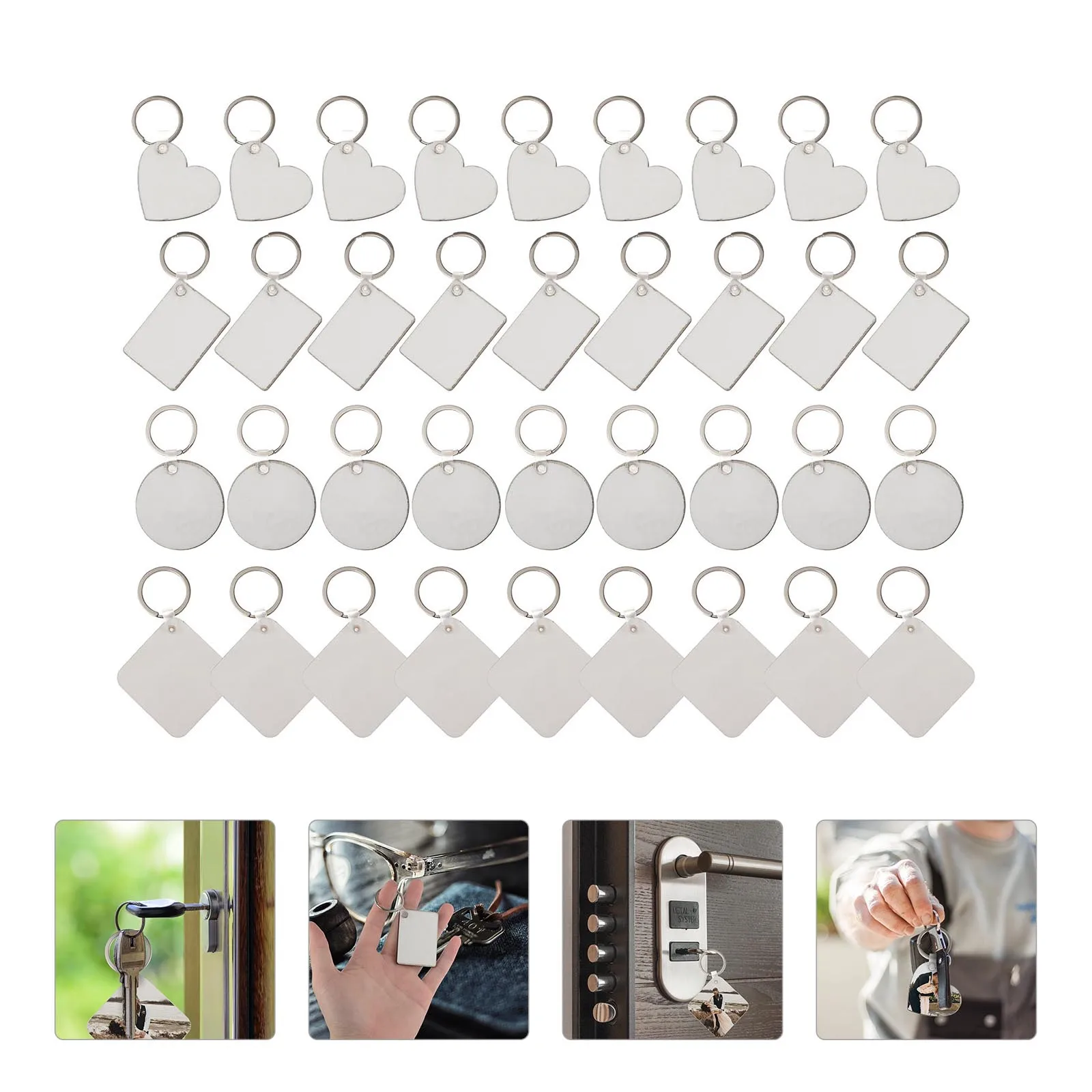 36 Pcs Key Chain Set Blank Keyrings Round Chains for Craft Diy Keychain with Tassel
36 Pcs Key Chain Set Blank Keyrings Round Chains for Craft Diy Keychain with Tassel
