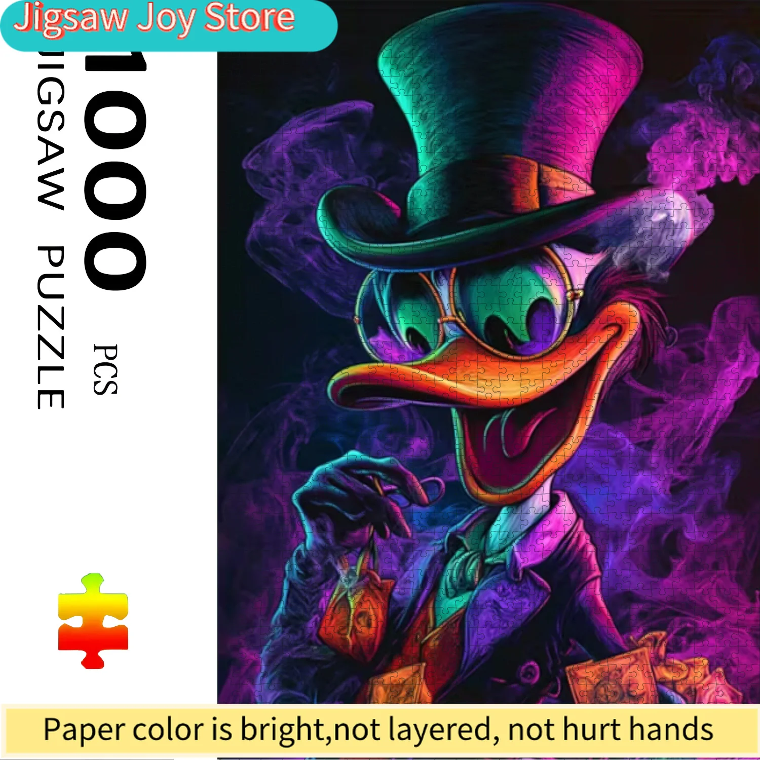 Набор сложных бумажных пазлов в коробке, классический дизайн с изображением утки Геркулеса, большой интерактивный пазл для взрослых и всей семьи.
Набор сложных бумажных пазлов в коробке, классический дизайн с изображением утки Геркулеса, большой интерактивный пазл для взрослых и всей семьи.