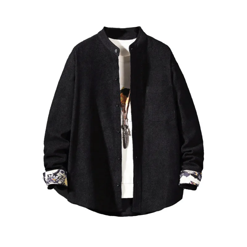 Spring Summer New Men's Casual Chinese Style Plus Size Shirt Retro Loose Stand Collar Top
Spring Summer New Men's Casual Chinese Style Plus Size Shirt Retro Loose Stand Collar Top