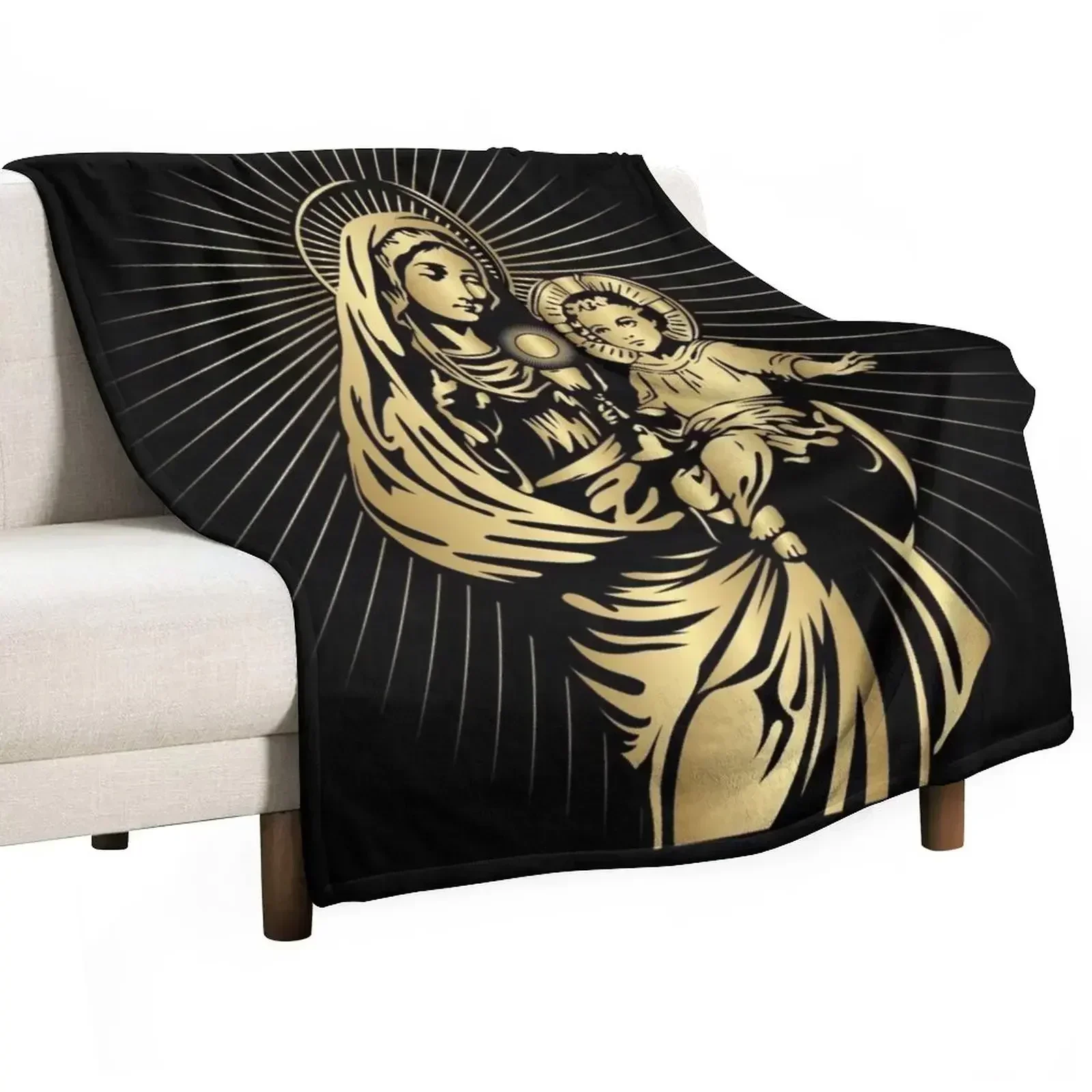 Blessed Virgin Mary and Baby Jesus Throw Blanket Machine Washable Soft Warm Blanket
Blessed Virgin Mary and Baby Jesus Throw Blanket Machine Washable Soft Warm Blanket