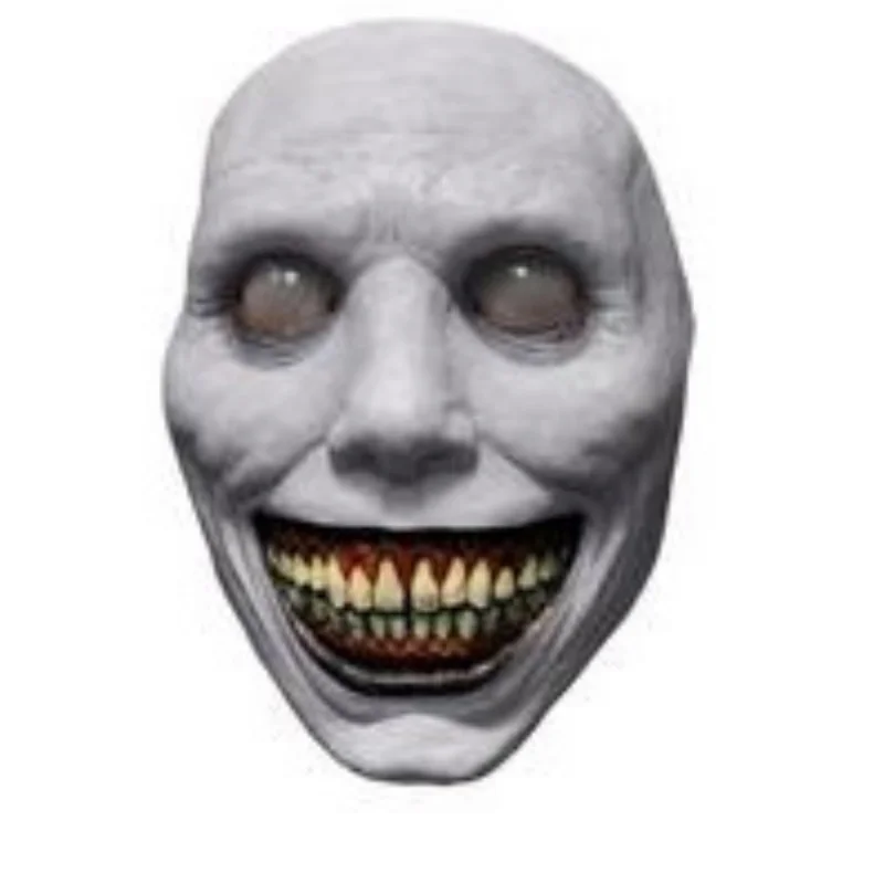 New Halloween horror mask - COS smiling white face with white eyes - devil exorcist mask mask full face ghostface ghost mask
New Halloween horror mask - COS smiling white face with white eyes - devil exorcist mask mask full face ghostface ghost mask