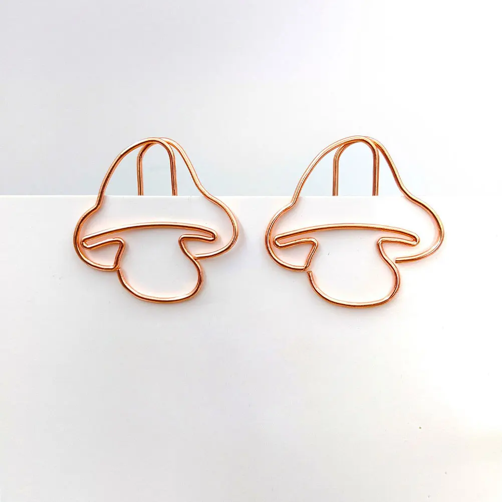 Funny Paper Clips Mushrooms Cute Document Mini Decorative for Organizer Rose Gold
Funny Paper Clips Mushrooms Cute Document Mini Decorative for Organizer Rose Gold