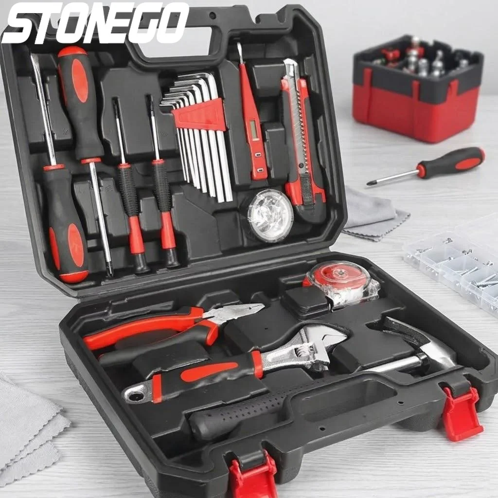 Набор ручных инструментов для дома и ремонта: 19, 43, 108 предметов, DIY-набор с отвертками, молотком, гаечным ключом, плоскогубцами
Набор ручных инструментов для дома и ремонта: 19, 43, 108 предметов, DIY-набор с отвертками, молотком, гаечным ключом, плоскогубцами