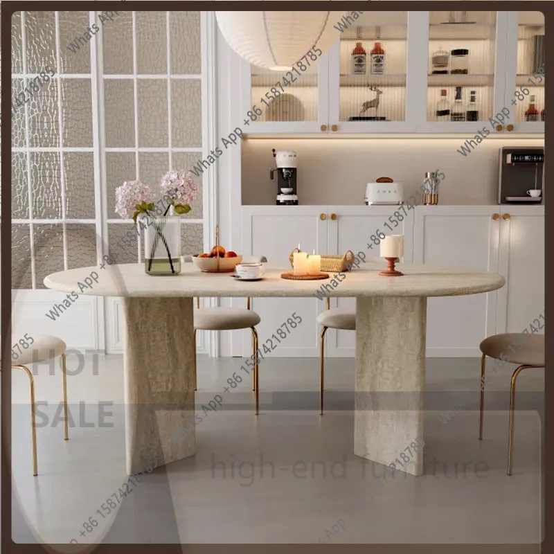 NB Modern simple living room light luxury stone cave stone dining table long table oval size apartment home wabi sandy wind adva
NB Modern simple living room light luxury stone cave stone dining table long table oval size apartment home wabi sandy wind adva
