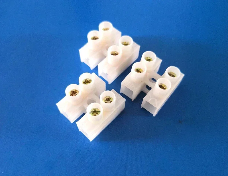 20/50PCS 10A-2P Terminal Blocks - Flame Retardant 2-Pin Wire Connectors with No Soldering & Quick Spring Clamp
20/50PCS 10A-2P Terminal Blocks - Flame Retardant 2-Pin Wire Connectors with No Soldering & Quick Spring Clamp