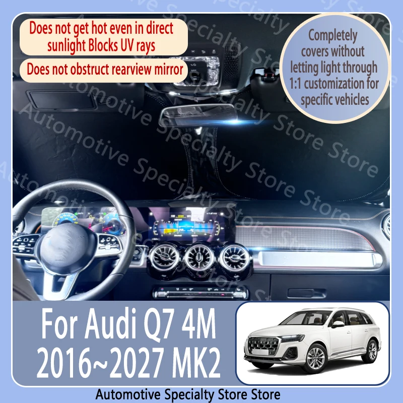 For Audi Q7 4M 2016~2027 MK2 Car Front Windshield Sunshade Fold Shade UV Shade Solar Sun Shade Privacy Curtain Car Accessories
For Audi Q7 4M 2016~2027 MK2 Car Front Windshield Sunshade Fold Shade UV Shade Solar Sun Shade Privacy Curtain Car Accessories