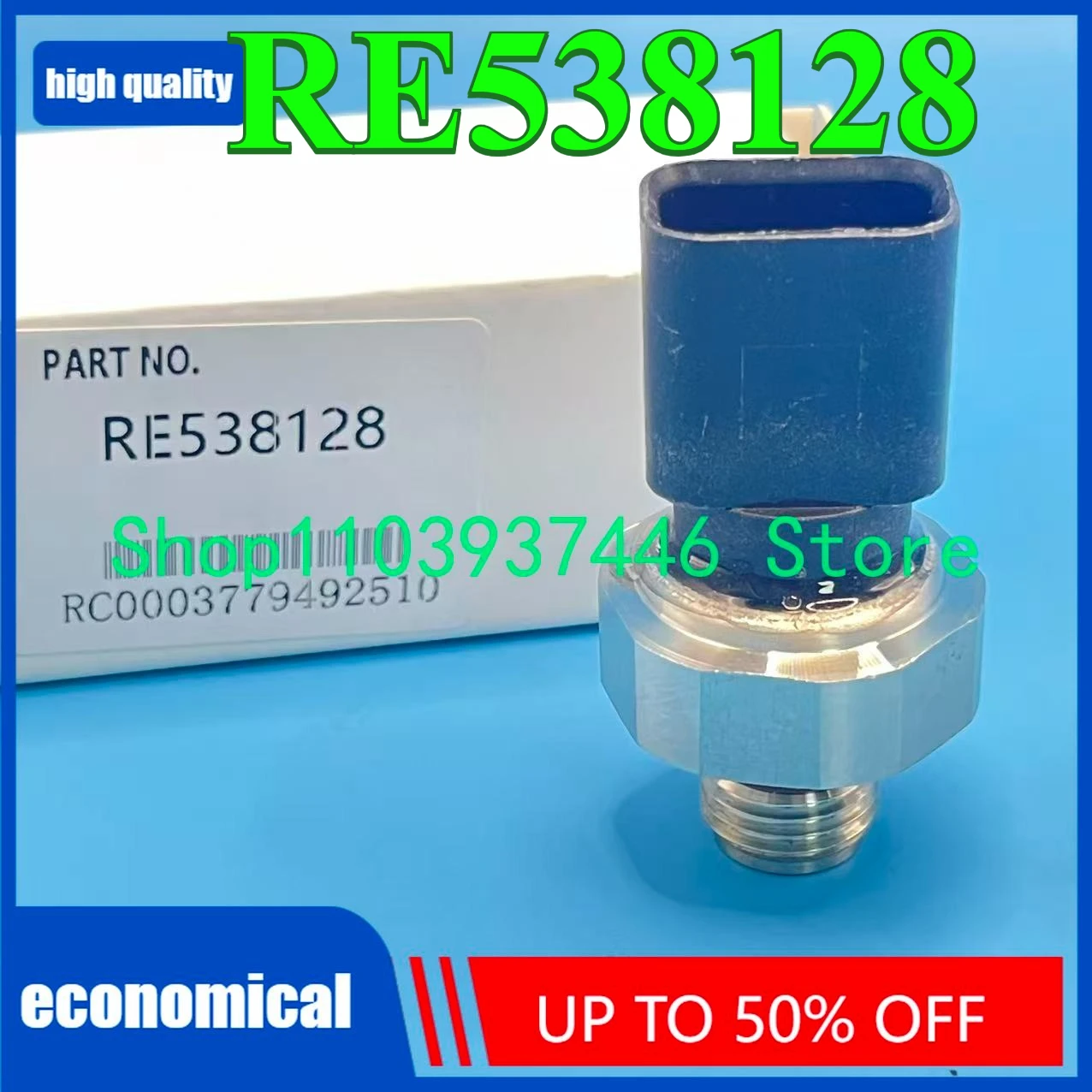 Новый RE538128 Высококачественный переключатель регулятора датчика высокого давления топливной рейки RE538128 для 5085E 5100E 5100ML 5115RH 6105M
Новый RE538128 Высококачественный переключатель регулятора датчика высокого давления топливной рейки RE538128 для 5085E 5100E 5100ML 5115RH 6105M