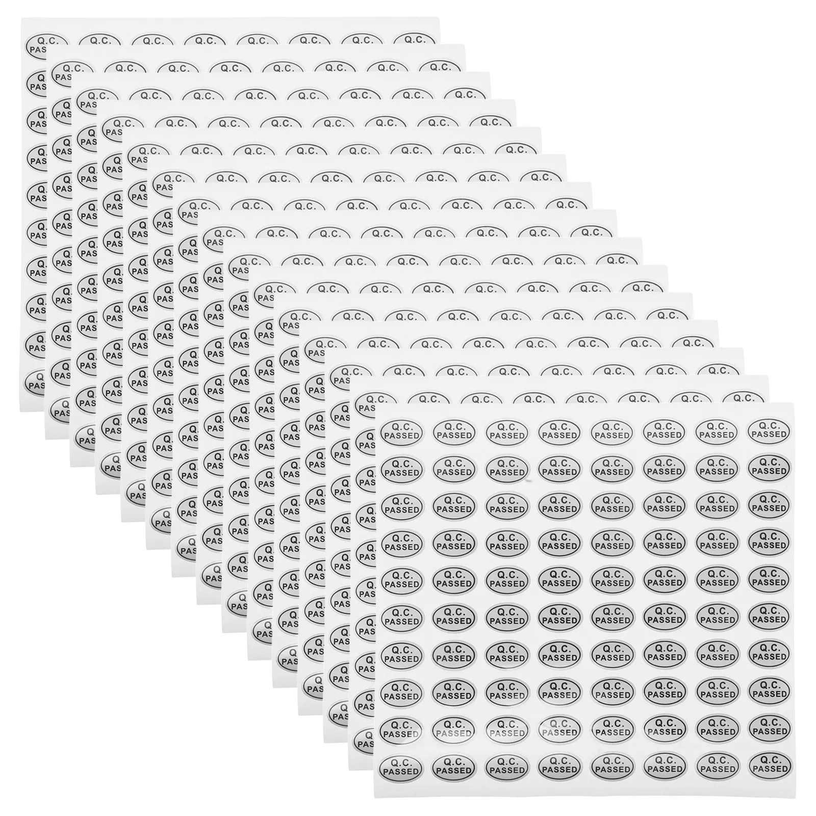 20 Sheets Tamper Evident Qc Pass Stickers Anti-Counterfeit Self-Adhesive for Quality Control Inspection
20 Sheets Tamper Evident Qc Pass Stickers Anti-Counterfeit Self-Adhesive for Quality Control Inspection