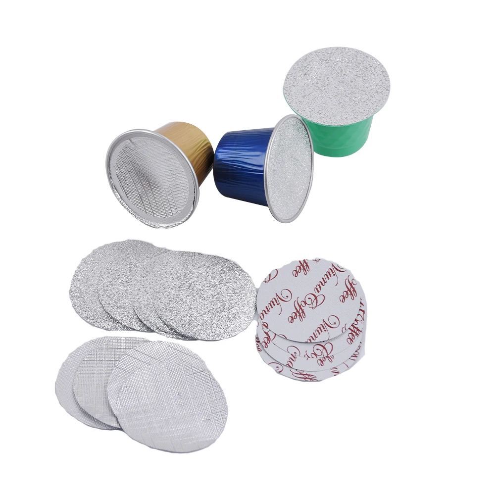 2000PCS Empty Coffee Capsule Aluminium Foil Compatible Coffee Pods with Machine Heat Sealing Lids
2000PCS Empty Coffee Capsule Aluminium Foil Compatible Coffee Pods with Machine Heat Sealing Lids