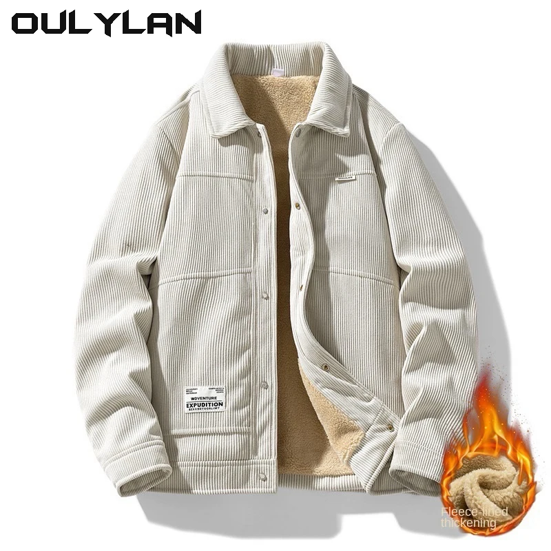 New jacket men's coat Winter wool thickened men's coat zipper coat stand collar solid color plus fleece jacket warm coat
New jacket men's coat Winter wool thickened men's coat zipper coat stand collar solid color plus fleece jacket warm coat