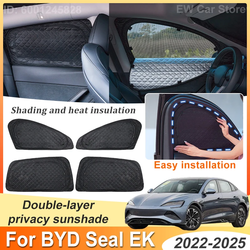 Double Layer Window Visor For BYD Seal Bodykit EK Accessories 2022~2025 Car Mesh Sunshade Camping Sun Shade Protect Privacy Part
Double Layer Window Visor For BYD Seal Bodykit EK Accessories 2022~2025 Car Mesh Sunshade Camping Sun Shade Protect Privacy Part