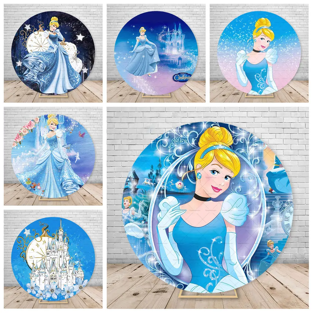 Disney Princess Cinderella Round Photography Backgrounds Custom Girls Birthday Party Decoration Baby Shower Photocall Backdrops
Disney Princess Cinderella Round Photography Backgrounds Custom Girls Birthday Party Decoration Baby Shower Photocall Backdrops
