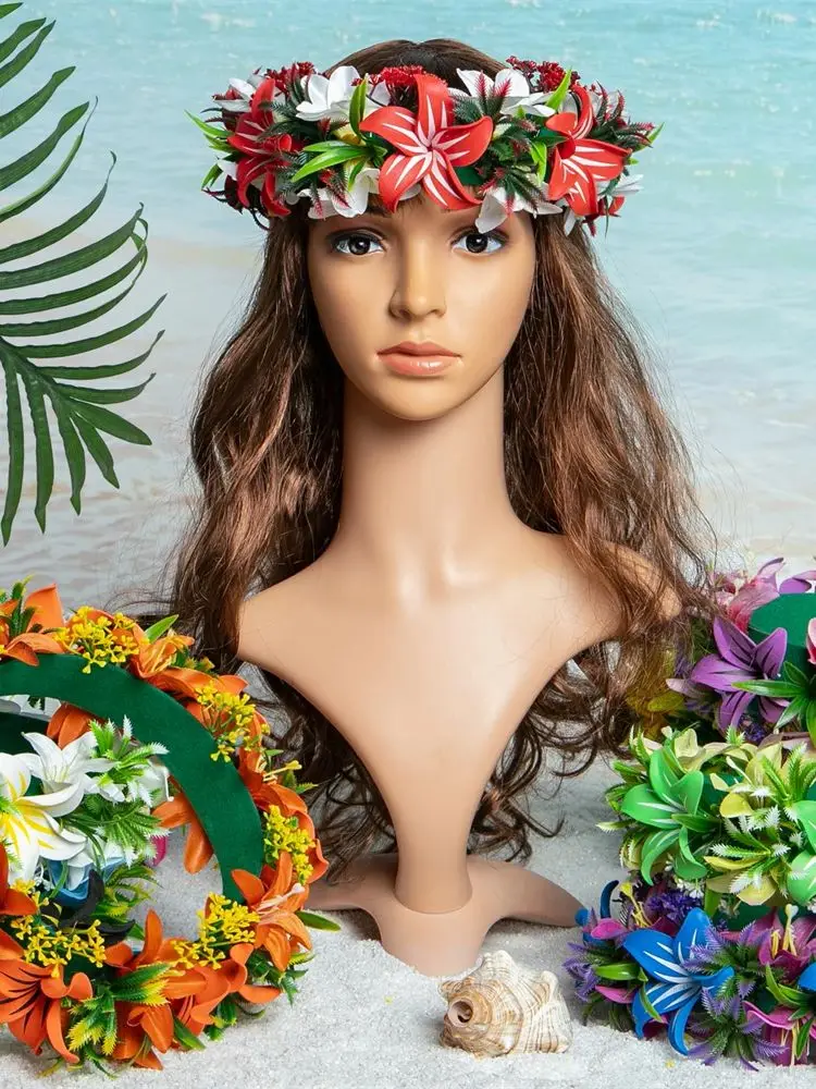 Plumeria Headband Foam Flower with Tropical Green Leaves 11 Colors Available Hula Dance Wedding Party Graduation Celebration
Plumeria Headband Foam Flower with Tropical Green Leaves 11 Colors Available Hula Dance Wedding Party Graduation Celebration