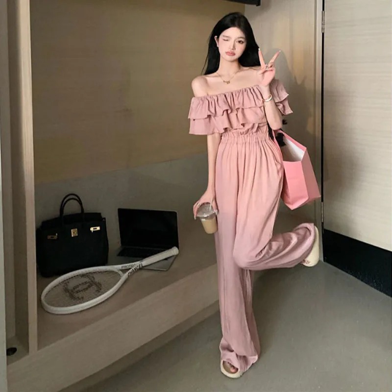 Women Summer Casual Jumpsuits Fashion Wide Leg Long Romper Ladie One Piece Beach Holiday Jumpsuits
Women Summer Casual Jumpsuits Fashion Wide Leg Long Romper Ladie One Piece Beach Holiday Jumpsuits