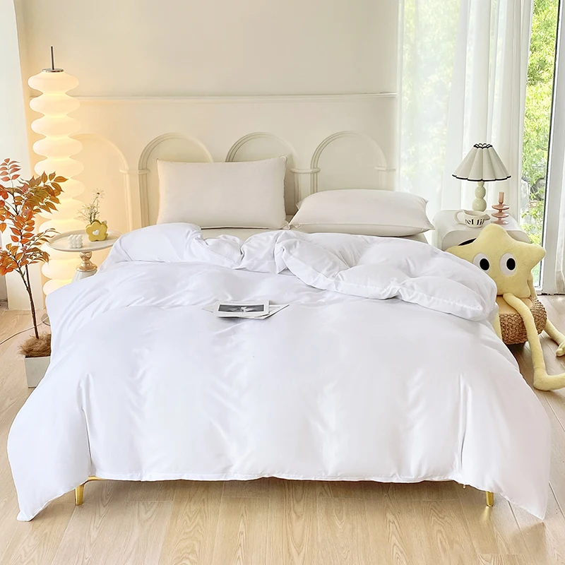 1pc Sanding Polyester Duvet Cover Solid Brief Quilt Covers Bags Soft White Grey Bedclothes For Fou Season Adult Queen 220*240cm
1pc Sanding Polyester Duvet Cover Solid Brief Quilt Covers Bags Soft White Grey Bedclothes For Fou Season Adult Queen 220*240cm