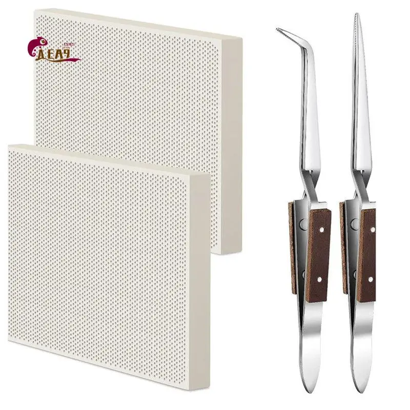 AEA9-Jewelry Soldering Kit - 4 Pcs With 2 Honeycomb Blocks And 2 Tweezers, Ideal For Crafting
AEA9-Jewelry Soldering Kit - 4 Pcs With 2 Honeycomb Blocks And 2 Tweezers, Ideal For Crafting