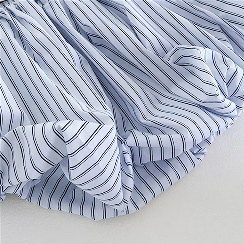 【Party-Decoration】Women's Striped Elastic Waist Bubble Skirt Flared A Line Mini Puffy Skirts
【Party-Decoration】Women's Striped Elastic Waist Bubble Skirt Flared A Line Mini Puffy Skirts