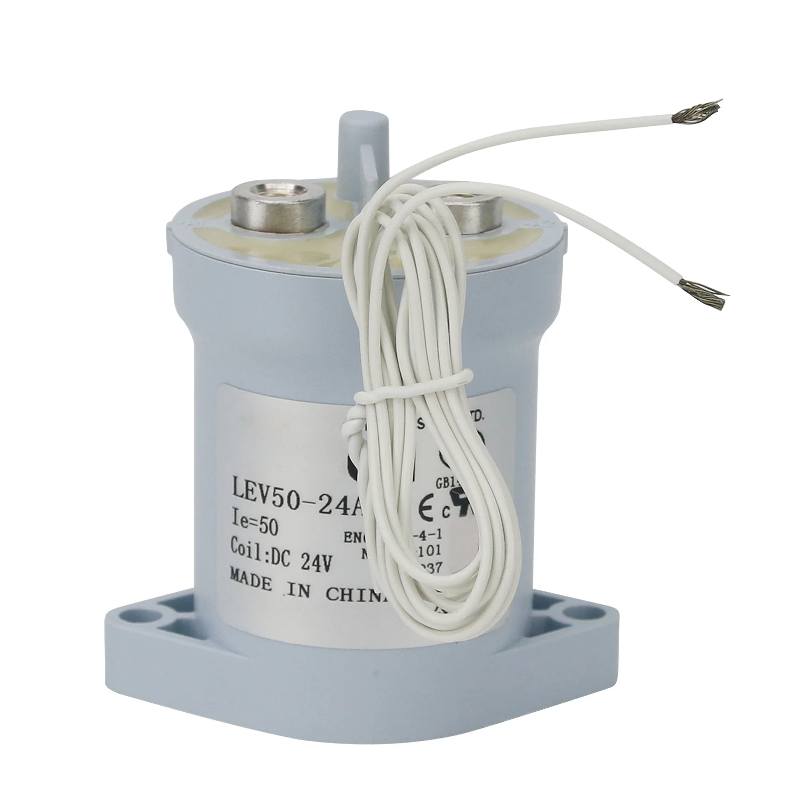 TeSeek LEV50-24AD DC Contactor Coil 24VDC 900V/50A Electromagnetic Relay
TeSeek LEV50-24AD DC Contactor Coil 24VDC 900V/50A Electromagnetic Relay