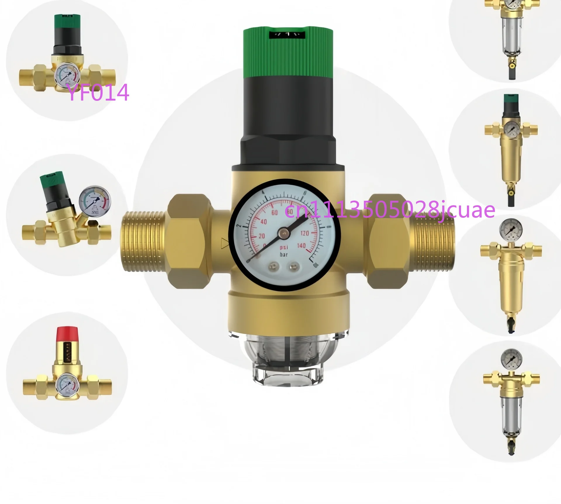 Pipeline Adjustable Pressure Reducing Valve Safety Valve Household Pre-filter Water Pressure Regulator Relief Valve
Pipeline Adjustable Pressure Reducing Valve Safety Valve Household Pre-filter Water Pressure Regulator Relief Valve