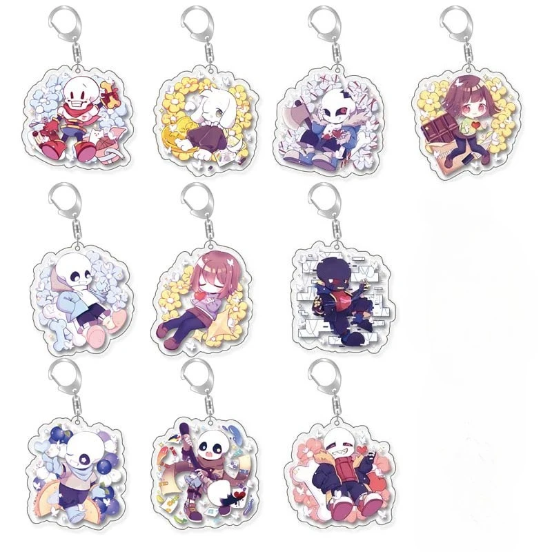 10pcs 5cm Game Anime Undertale Frisk Sans Toriel Papyrus Undyne Acrylic Keychain Llavero Anime Fans Festival Gifts
10pcs 5cm Game Anime Undertale Frisk Sans Toriel Papyrus Undyne Acrylic Keychain Llavero Anime Fans Festival Gifts
