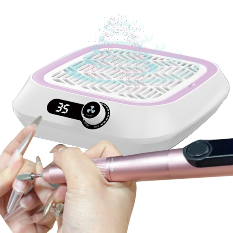 Adjustable 3800rpm Upgraded Nail Vacuum Cleaner Turbine Brushless Motor Nail Dust Extractor for Nail Art with No-spilling Filter
Adjustable 3800rpm Upgraded Nail Vacuum Cleaner Turbine Brushless Motor Nail Dust Extractor for Nail Art with No-spilling Filter