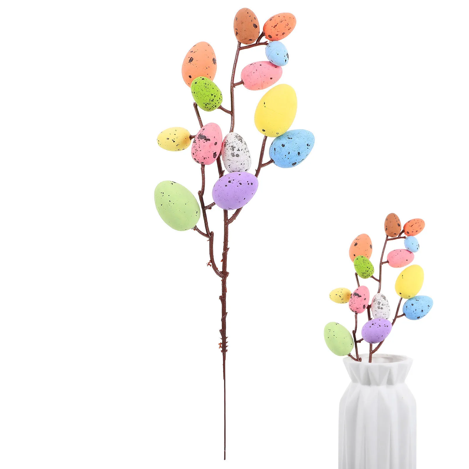 Artificial Easter Egg Branch Decor Realistic PVC Foam Egg Picks for Vase Centerpiece Easter Party Supplies Home Decoration
Artificial Easter Egg Branch Decor Realistic PVC Foam Egg Picks for Vase Centerpiece Easter Party Supplies Home Decoration