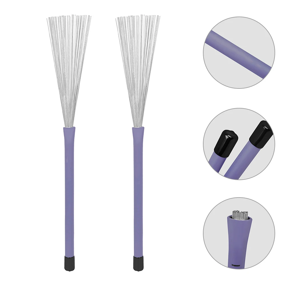 Key Hickory Steel Brushes for Drums Sticks Stainless Wire Drumming Accessories Percussion 
Key Hickory Steel Brushes for Drums Sticks Stainless Wire Drumming Accessories Percussion