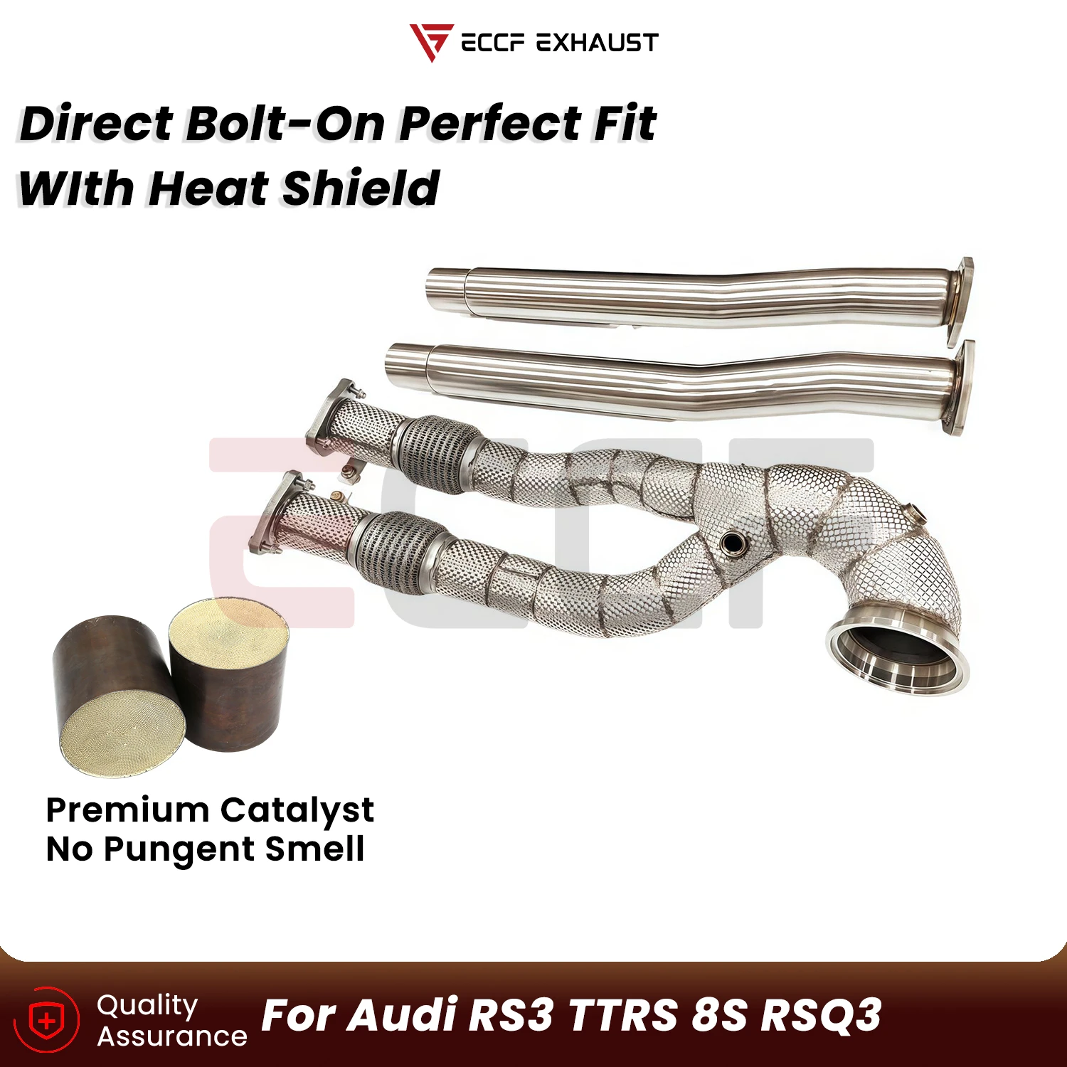 Sporty Downpipe With Front pipe Heat Insulation For Audi RS3 TTRS 8S RSQ3 Aggressive Sound Plug and Play Upgrade Performance
Sporty Downpipe With Front pipe Heat Insulation For Audi RS3 TTRS 8S RSQ3 Aggressive Sound Plug and Play Upgrade Performance