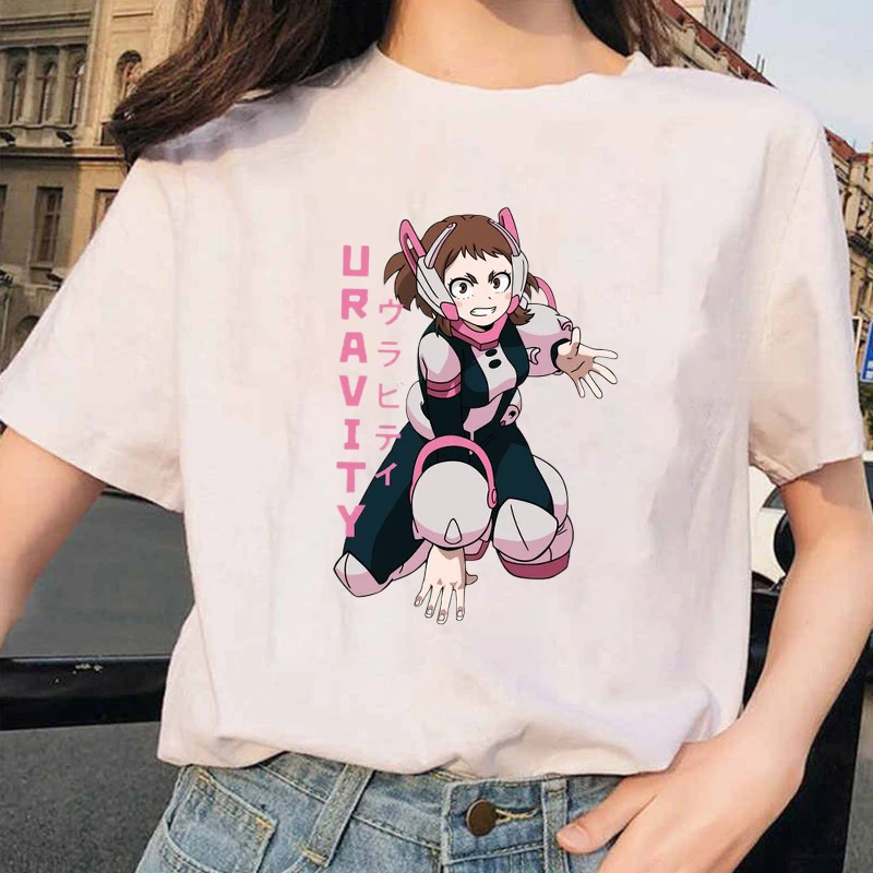 Women's Men's Fashion T Shirts Funny Ochaco Uraraka Print T Shirt Summer Unisex Loose Casual Plus Size Anime Graphic Tee Tops
Women's Men's Fashion T Shirts Funny Ochaco Uraraka Print T Shirt Summer Unisex Loose Casual Plus Size Anime Graphic Tee Tops