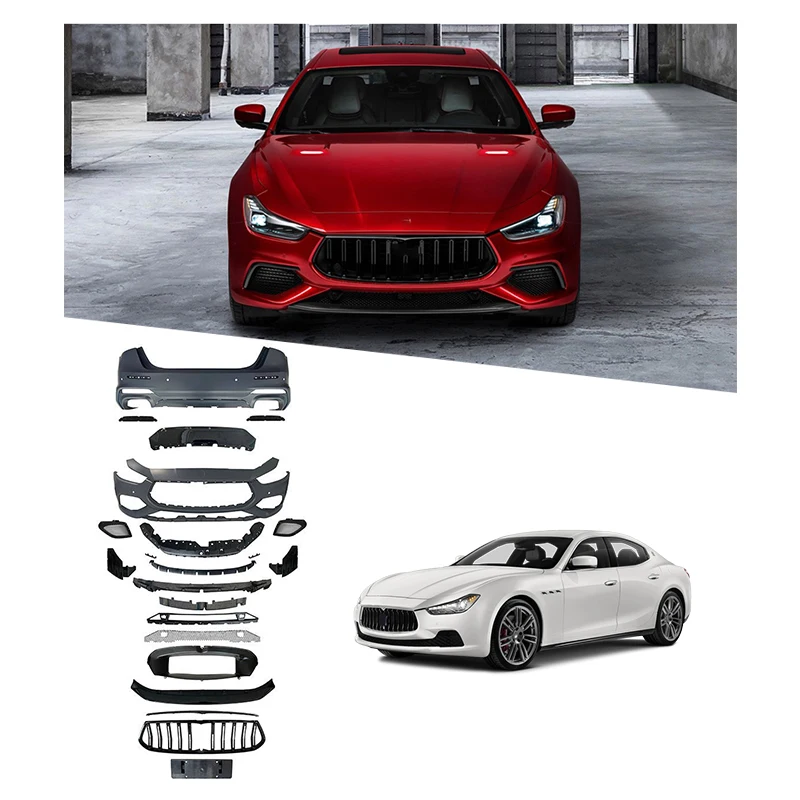 Trofeo Style Body Kits Head Rear Lamp Rear Front Bumper Rear Diffuser Bodykit for Maserati Ghibli 2014+
Trofeo Style Body Kits Head Rear Lamp Rear Front Bumper Rear Diffuser Bodykit for Maserati Ghibli 2014+