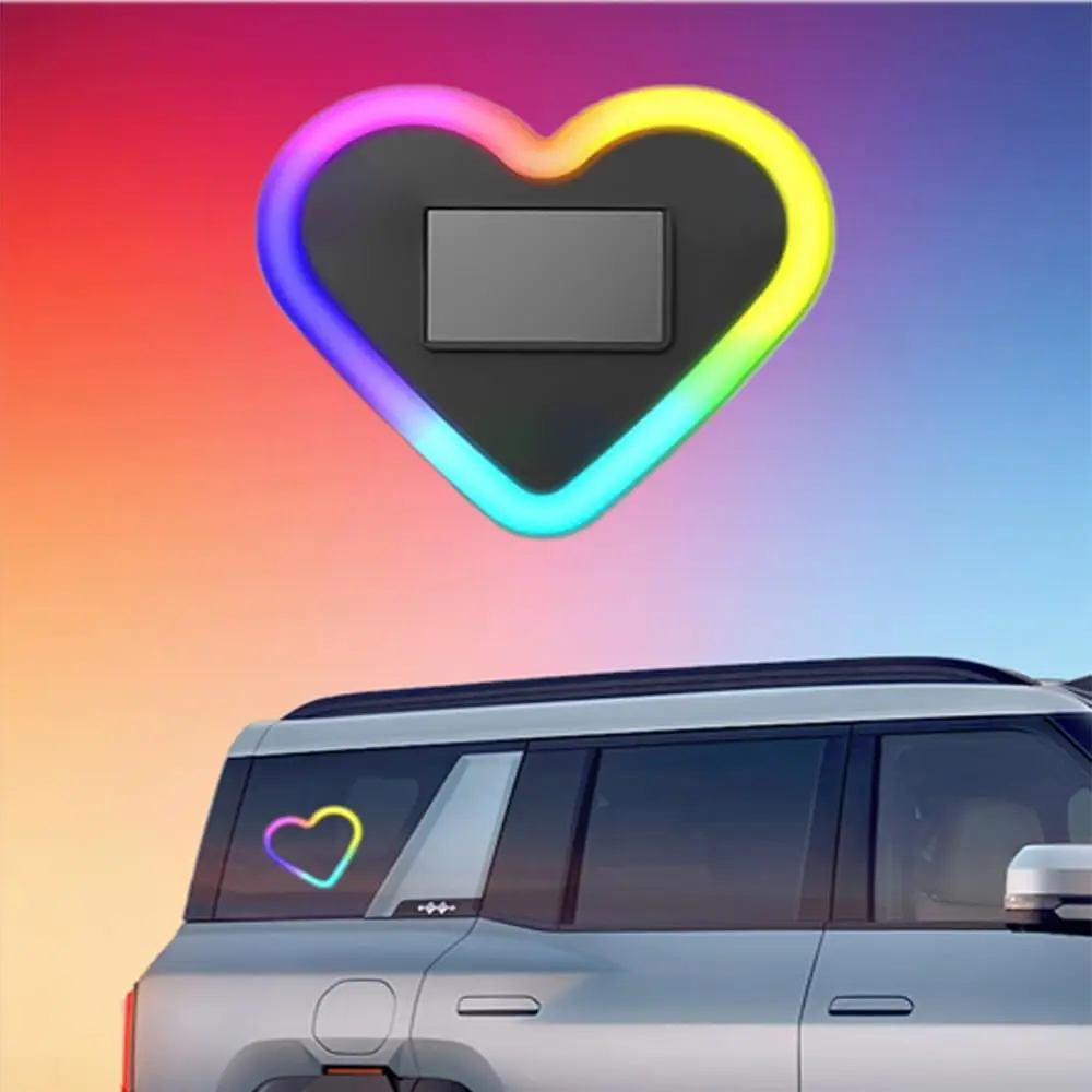 Car LED Ambient Lights, Solar-Powered Heart-Shaped Window Lights with 13 Modes, Rechargeable Romantic Atmosphere Decor for
Car LED Ambient Lights, Solar-Powered Heart-Shaped Window Lights with 13 Modes, Rechargeable Romantic Atmosphere Decor for