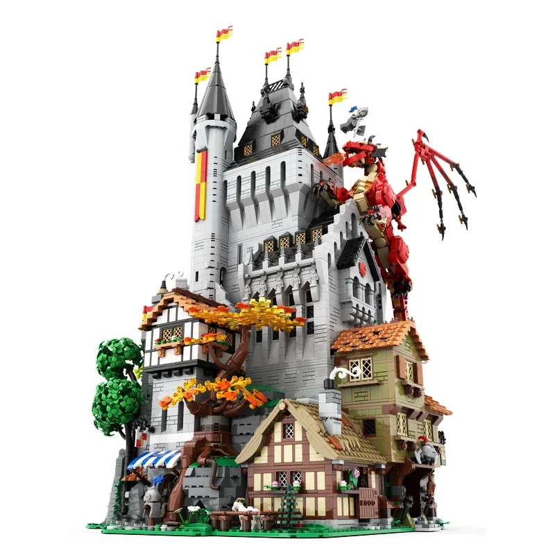 NEW 9630PCS MOC The Lion Knights' High Tower Building Block Collection Series Medieval Castle Toys Gifts DIY Home Decoration
NEW 9630PCS MOC The Lion Knights' High Tower Building Block Collection Series Medieval Castle Toys Gifts DIY Home Decoration