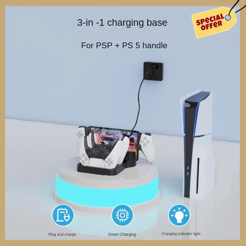 For PS5 Portal Streaming Handheld Charging Dock For PS5 Gamepad Charging Dock Charger Handheld Charger Spare Parts Black
For PS5 Portal Streaming Handheld Charging Dock For PS5 Gamepad Charging Dock Charger Handheld Charger Spare Parts Black